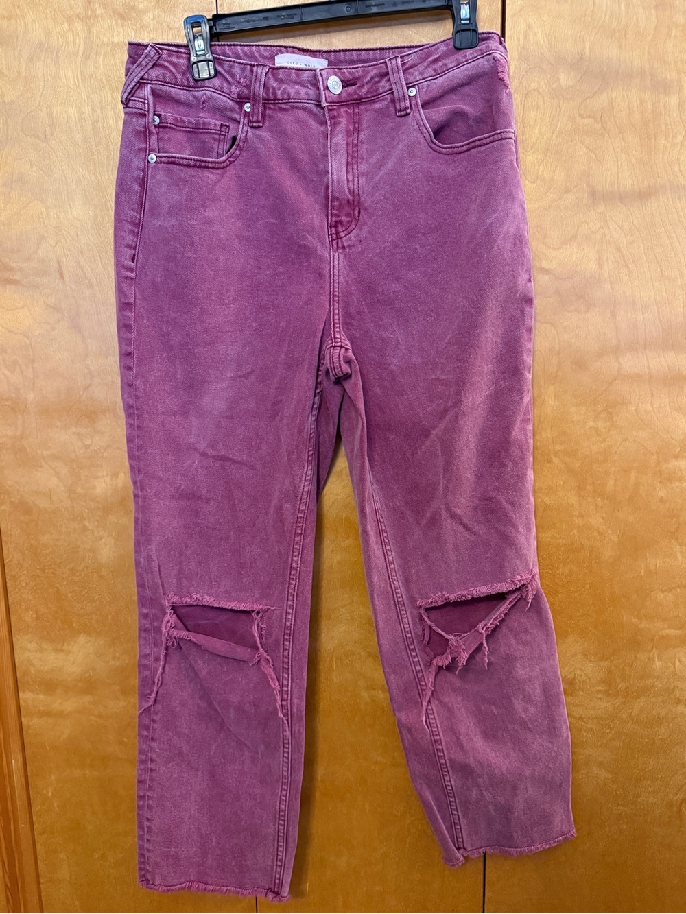 Cleo + Wolf high-rise distressed jeans Size 30